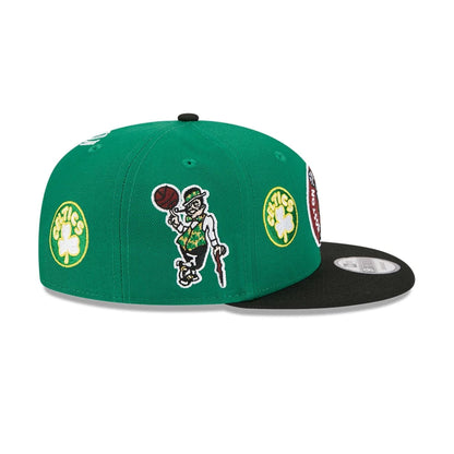 Pictured is this NBA Hardwood Classic All Star Game Boston Celtics 9FIFTY Snapback cap in green. 6