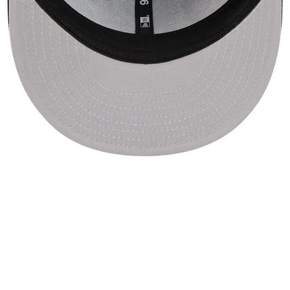 Pictured is this NBA Hardwood Classic All Star Game New York Knicks 9FIFTY Snapback cap in blue. 2