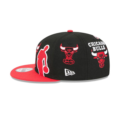 Pictured is this NBA Hardwood Classic All Star Game Chicago Bulls 9FIFTY Snapback cap in black. 6
