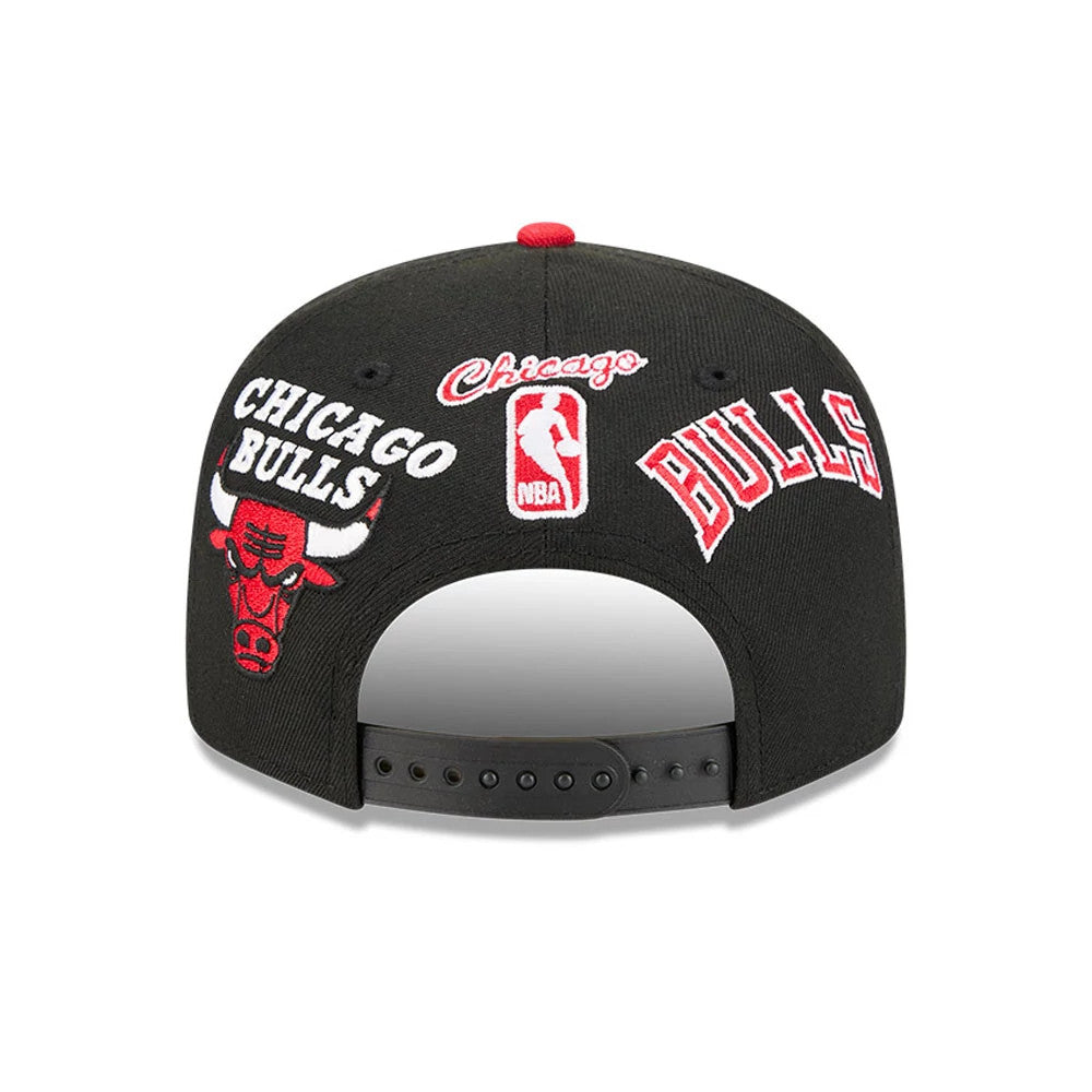 Pictured is this NBA Hardwood Classic All Star Game Chicago Bulls 9FIFTY Snapback cap in black. 5