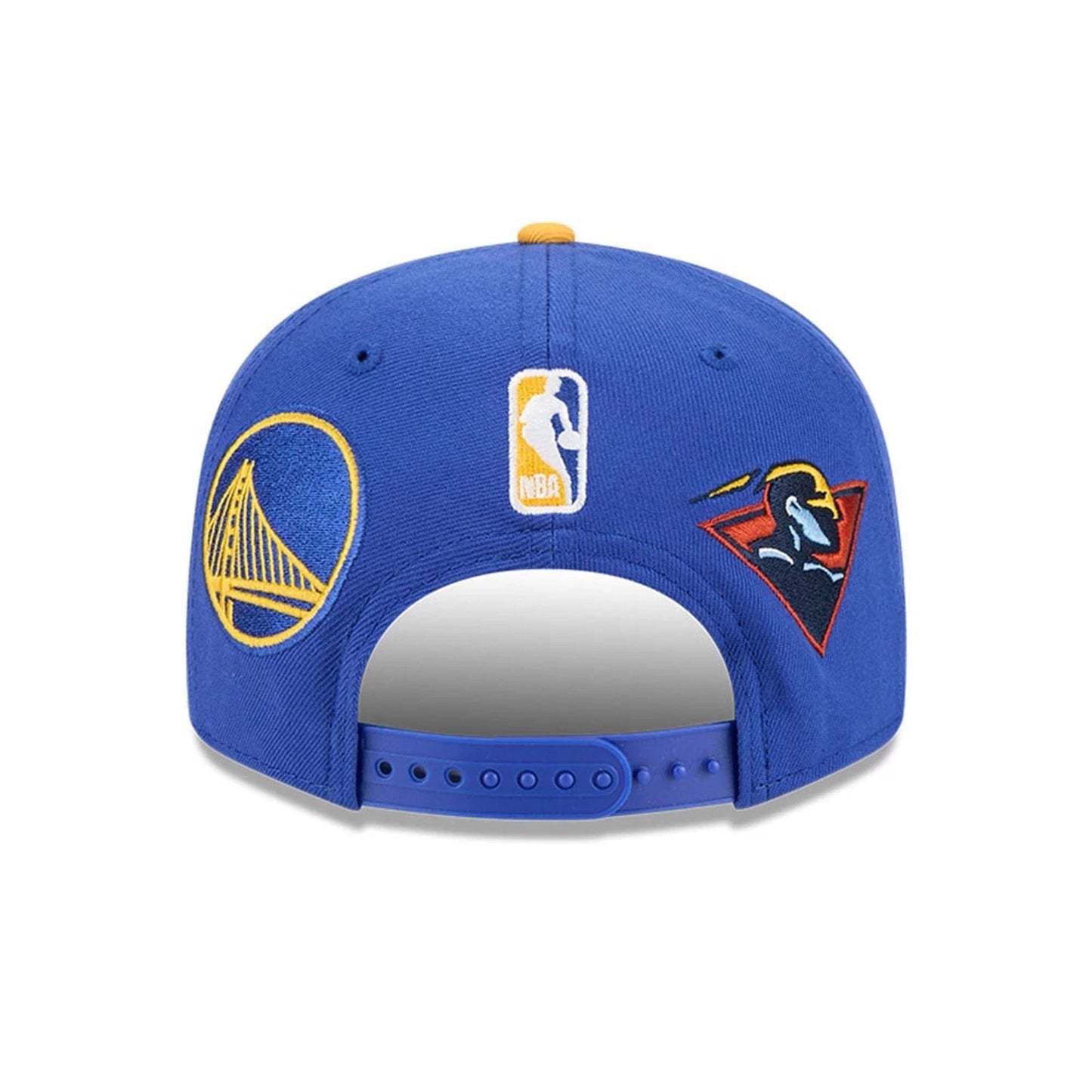 Pictured is this NBA Hardwood Classic All Star Game Golden State Warriors 9FIFTY Snapback cap in blue. 5