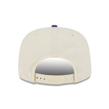 Pictured is this NBA Hardwood Classic All Star Game LA Lakers 9FIFTY A-Frame Snapback cap in white. 7
