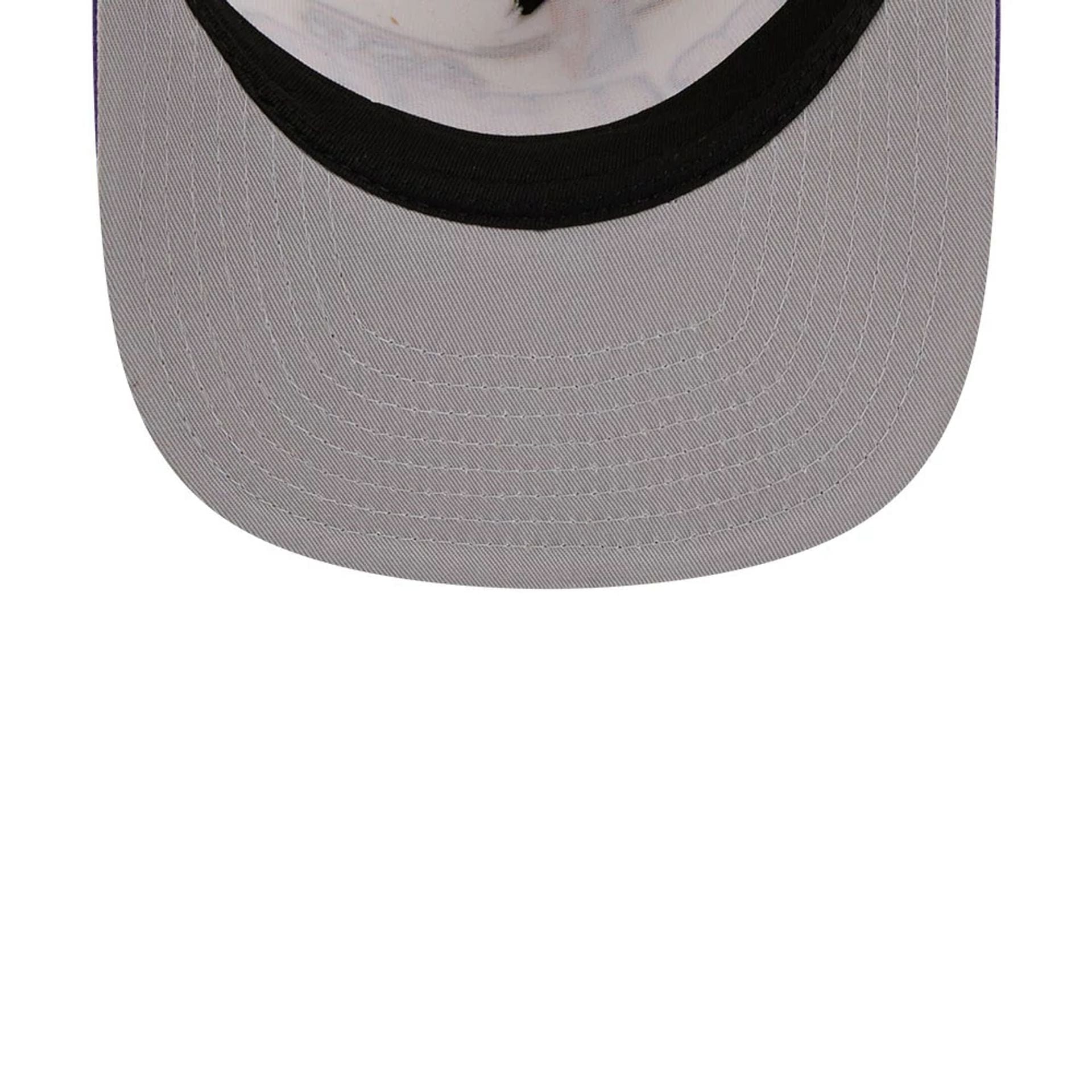 Pictured is this NBA Hardwood Classic All Star Game LA Lakers 9FIFTY A-Frame Snapback cap in white. 2
