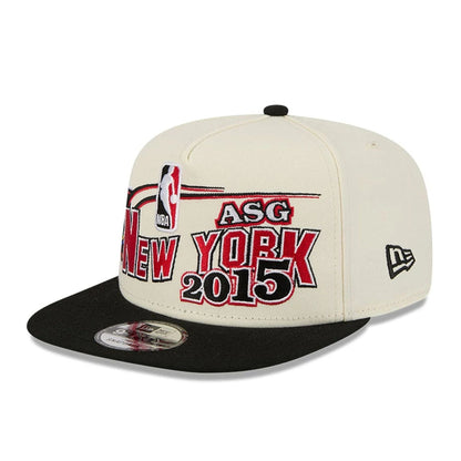Pictured is this NBA Hardwood Classic All Star Game Brooklyn Nets 9FIFTY A-Frame Snapback cap in white. 4