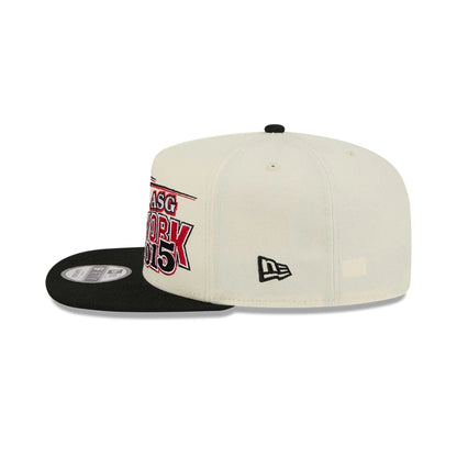 Pictured is this NBA Hardwood Classic All Star Game Brooklyn Nets 9FIFTY A-Frame Snapback cap in white. 6