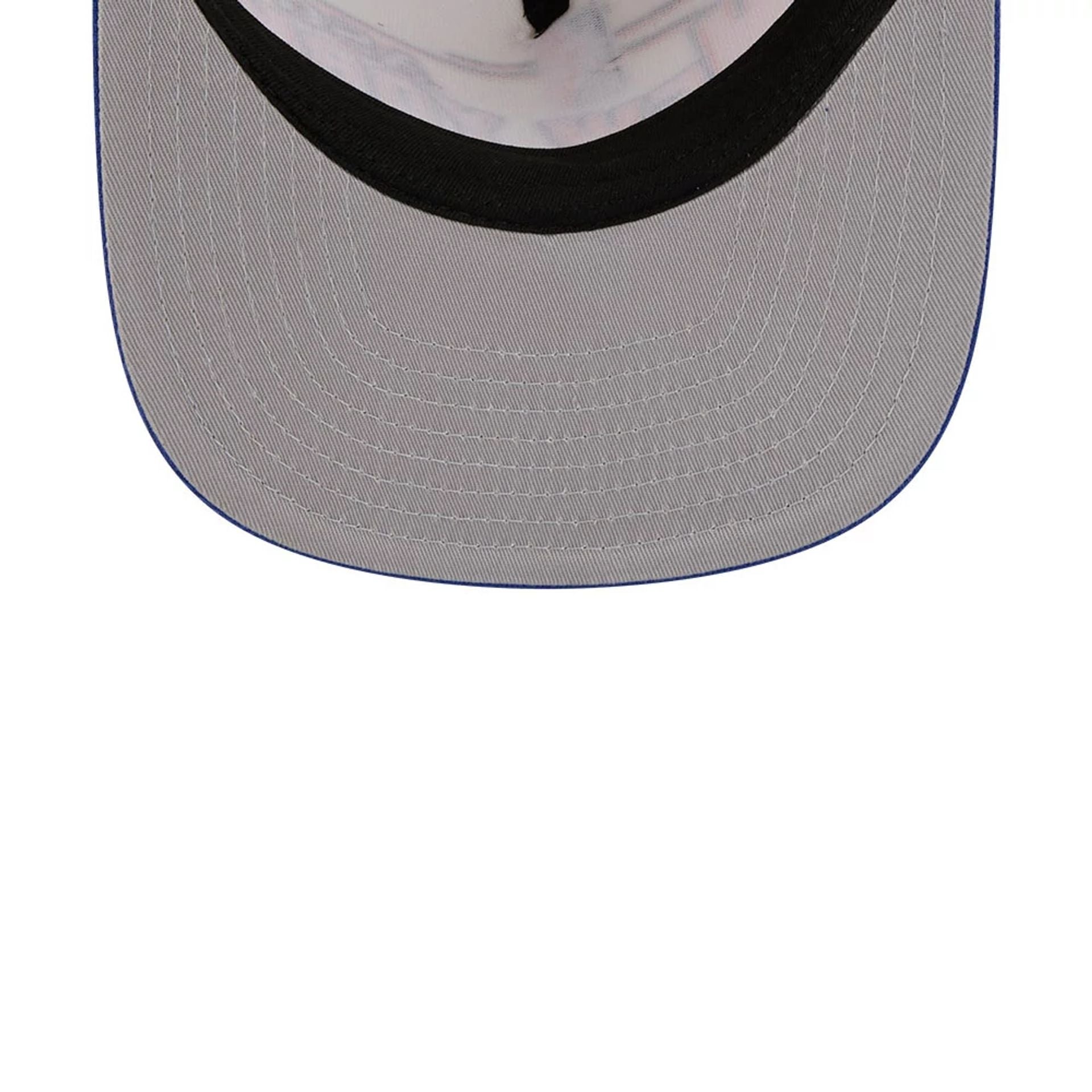 Pictured is this NBA Hardwood Classic All Star Game New York Knicks 9FIFTY A-Frame Snapback cap in white. 2