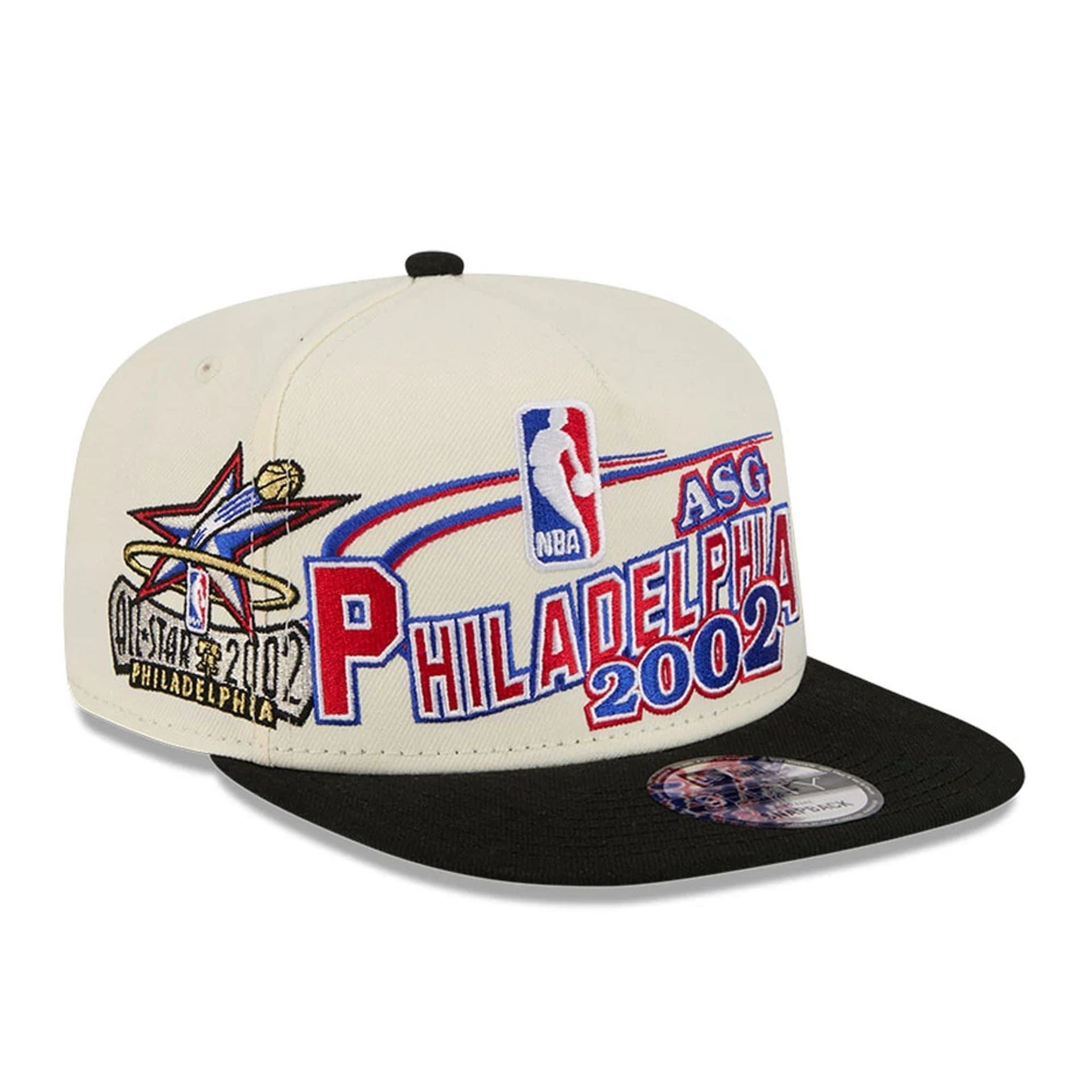 NBA Hardwood Classic ASG 76ers White 9FIFTY A-Frame Snapback Cap