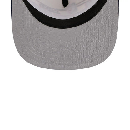 Pictured is this NBA Hardwood Classic All Star Game New Orleans Pelicans 9FIFTY A-Frame Snapback cap in white. 2