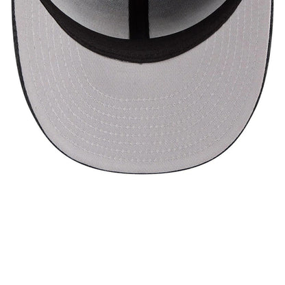 Pictured is this NBA Brushed Cotton Chicago Bulls 59FIFTY Fitted cap in black. 2