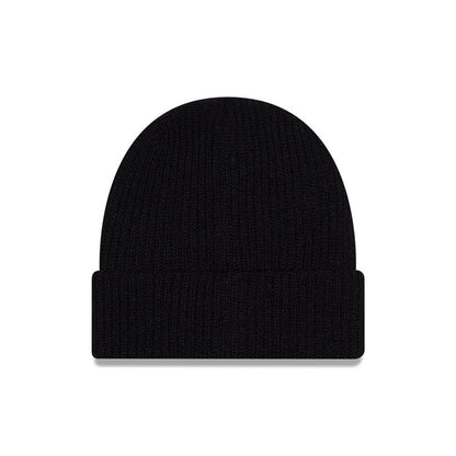 Pictured is this MLB Cashmere Knit New York Yankees Cuff Knit Beanie hat in black. 3