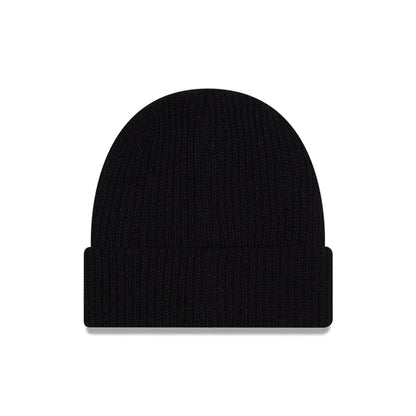 Pictured is this MLB Cashmere Knit New York Yankees Cuff Knit Beanie hat in black. 3