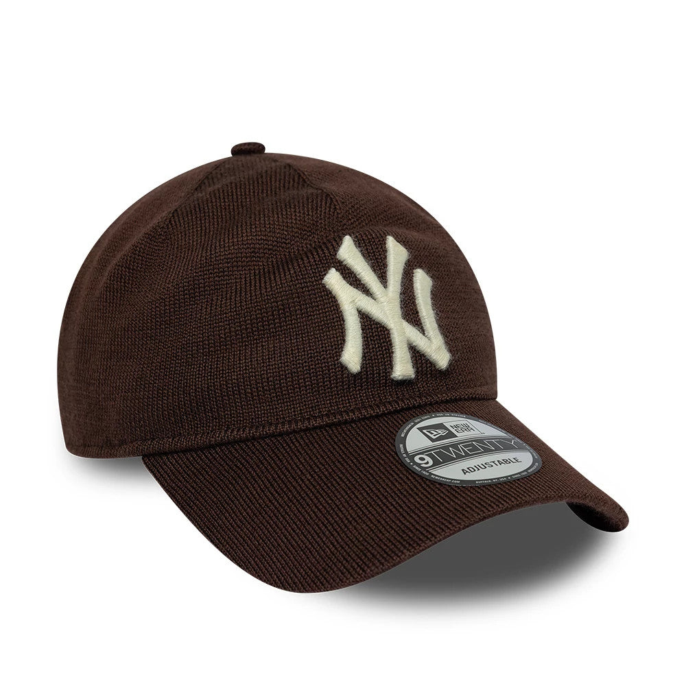 Pictured is this MLB Merino Wool New York Yankees 9TWENTY cap in dark brown. 3