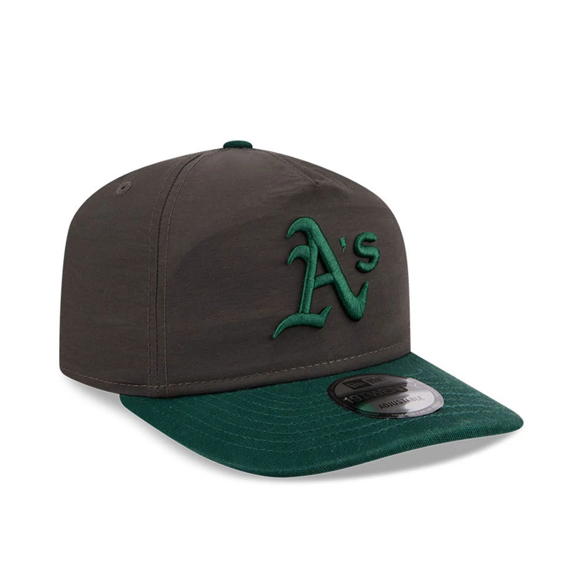 Pictured is this MLB Nylon Athletics 19TWENTY cap in Black. 4