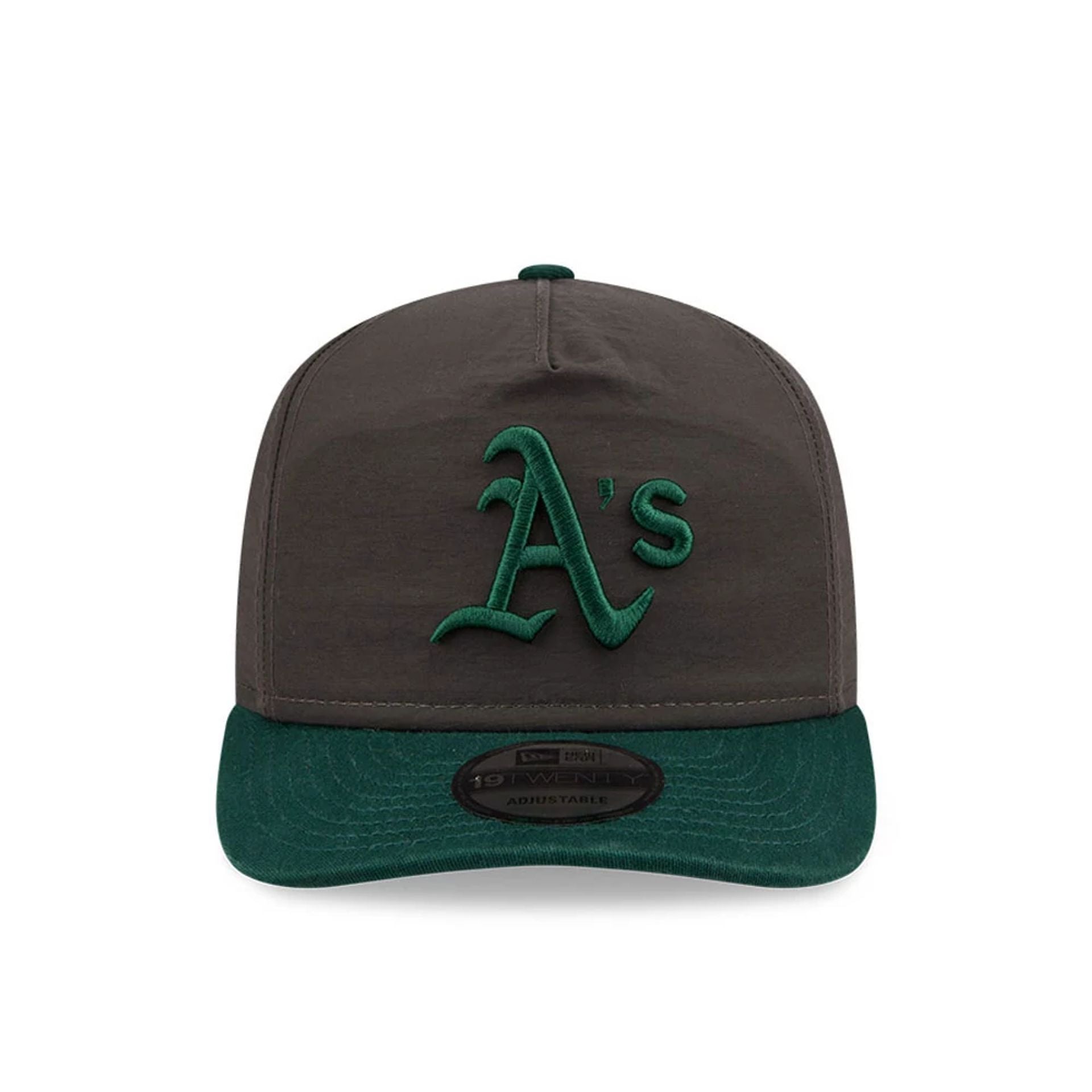 Pictured is this MLB Nylon Athletics 19TWENTY cap in Black. 3