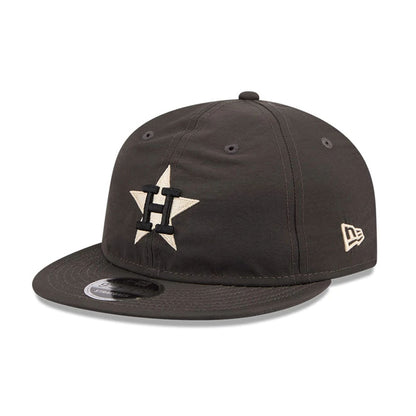 Pictured is this MLB Nylon Houston Astros Retro Crown 9FIFTY cap in black. 1