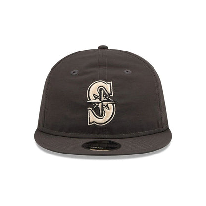 Pictured is this MLB Nylon Seattle Mariners Retro Crown 9FIFTY cap in black. 3