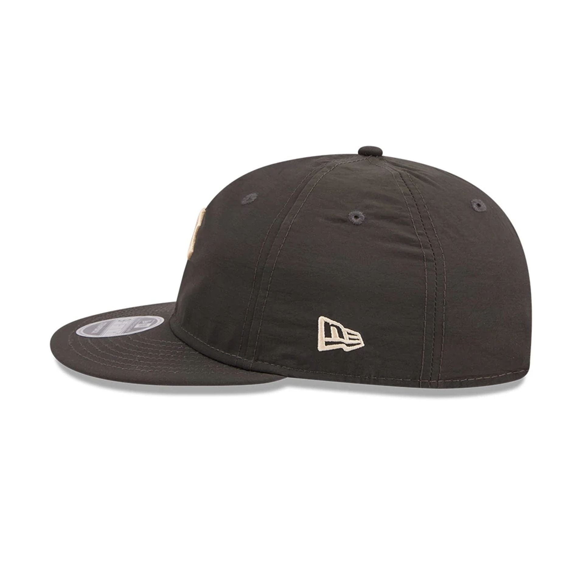 Pictured is this MLB Nylon LA Dodgers Retro Crown 9FIFTY cap in black. 6