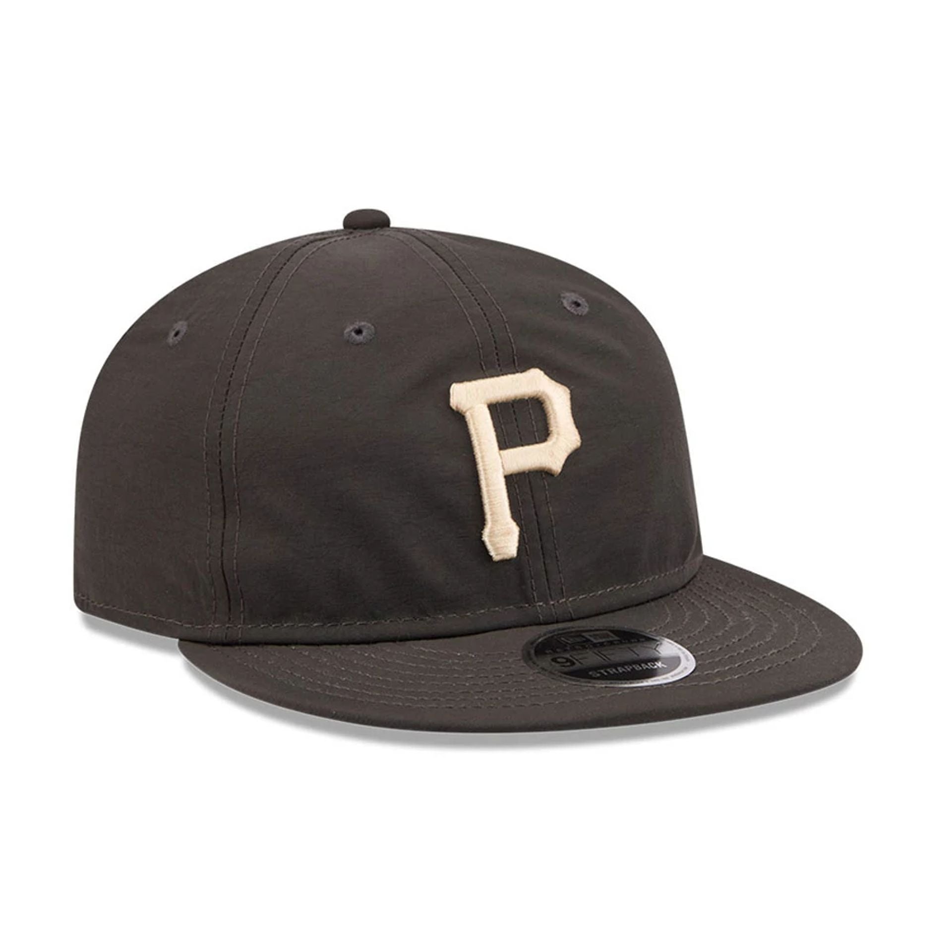Pictured is this MLB Nylon Pittsburgh Pirates Retro Crown 9FIFTY cap in black. 4