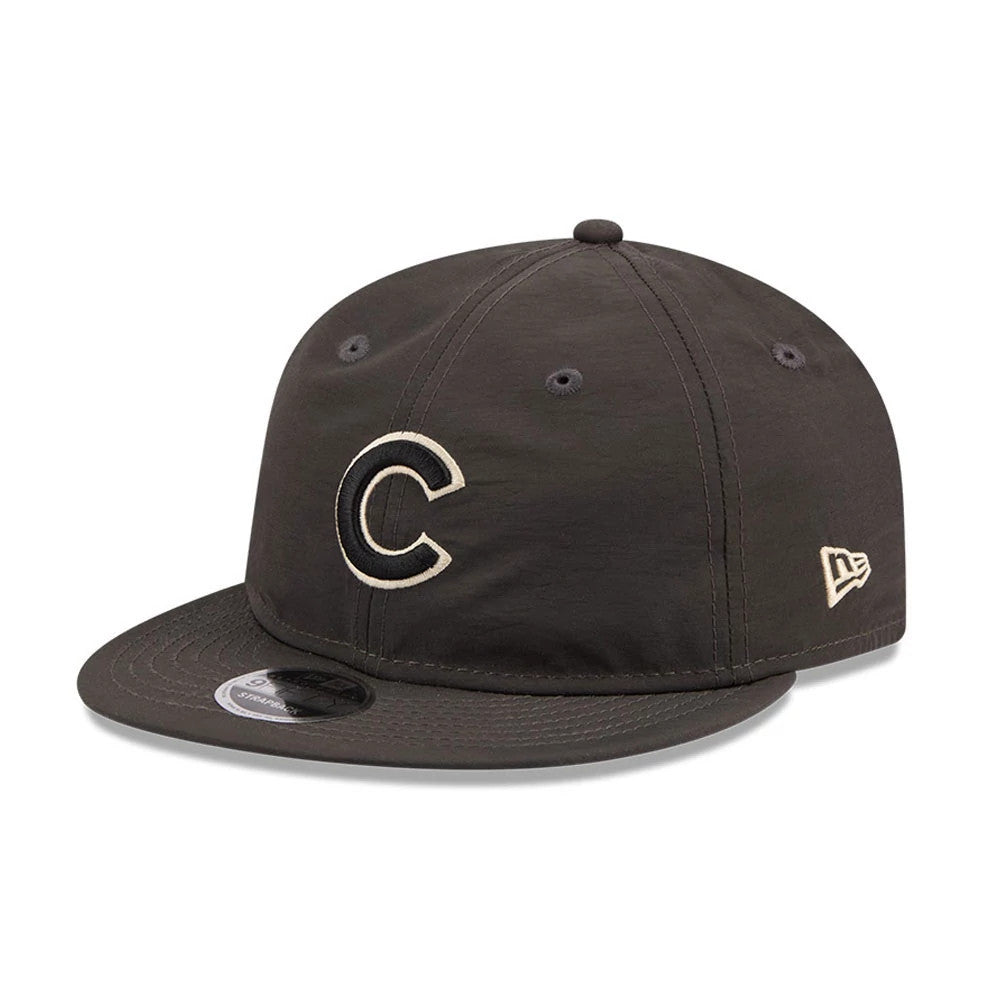 MLB Nylon Chicago Cubs Black Retro Crown 9FIFTY Cap | NEC EU