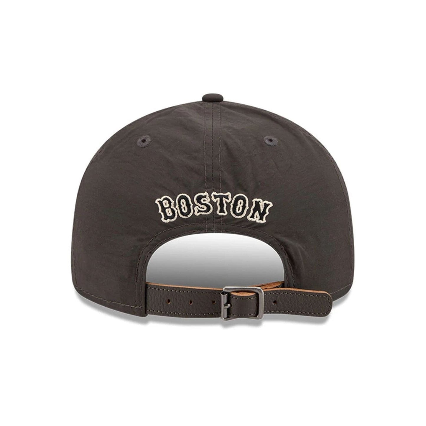 Pictured is this MLB Nylon Boston Red Sox Retro Crown 9FIFTY cap in black. 2