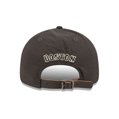 Pictured is this MLB Nylon Boston Red Sox Retro Crown 9FIFTY cap in black. 2