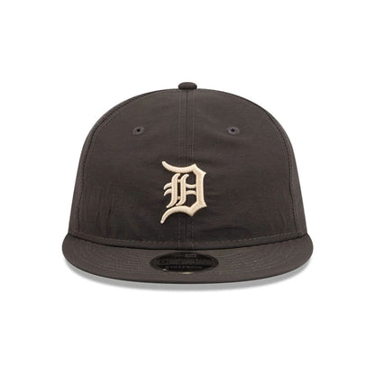 Pictured is this MLB Nylon Detroit Tigers Retro Crown 9FIFTY cap in black. 3