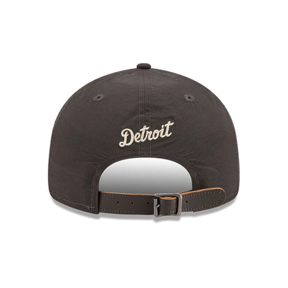 Pictured is this MLB Nylon Detroit Tigers Retro Crown 9FIFTY cap in black. 2