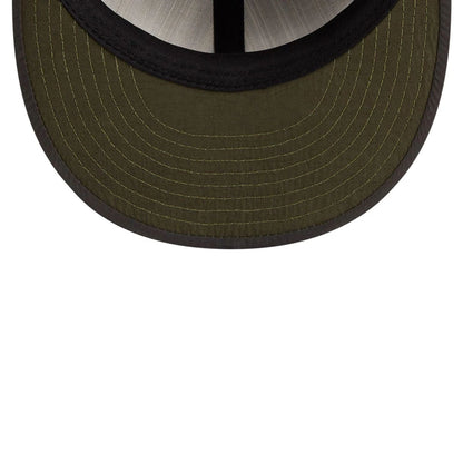 Pictured is this MLB Nylon Detroit Tigers Retro Crown 9FIFTY cap in black. 7