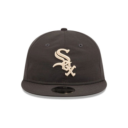 Pictured is this MLB Nylon Chicago White Sox Retro Crown 9FIFTY cap in black. 3