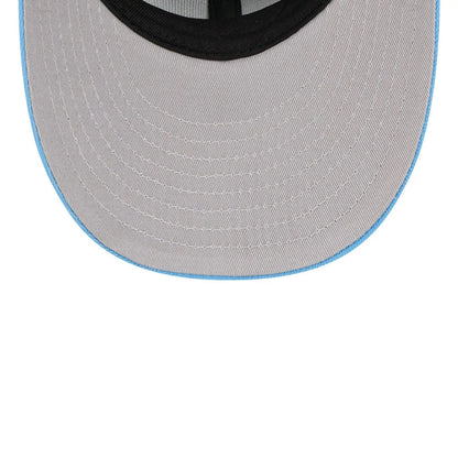 Pictured is this MLB Tweedy Cotton Boston Red Sox 59FIFTY Fitted cap in pastel blue. 2