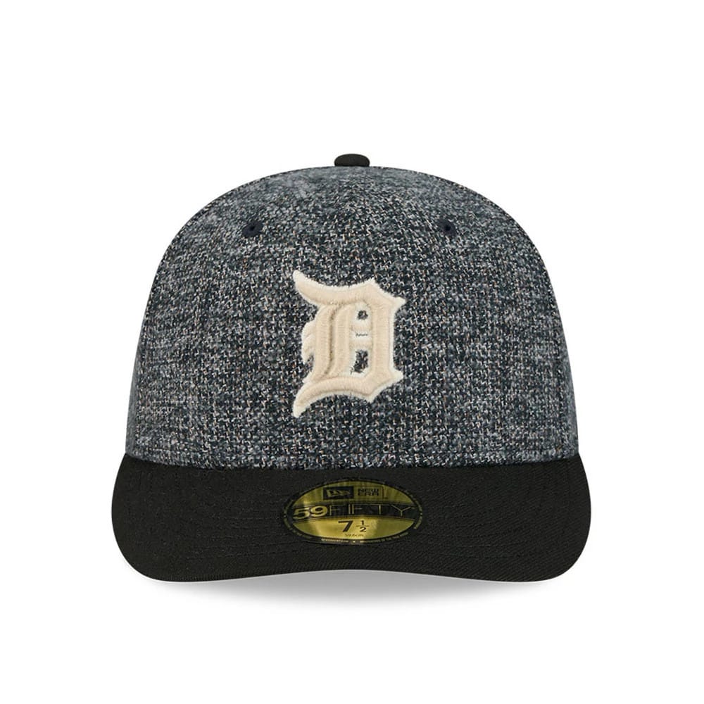 Pictured is this MLB Tweedy Cotton LA Dodgers 59FIFTY Fitted cap in black. 3
