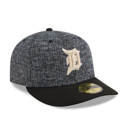 Pictured is this MLB Tweedy Cotton Detroit Tigers 59FIFTY Fitted cap in black. 4