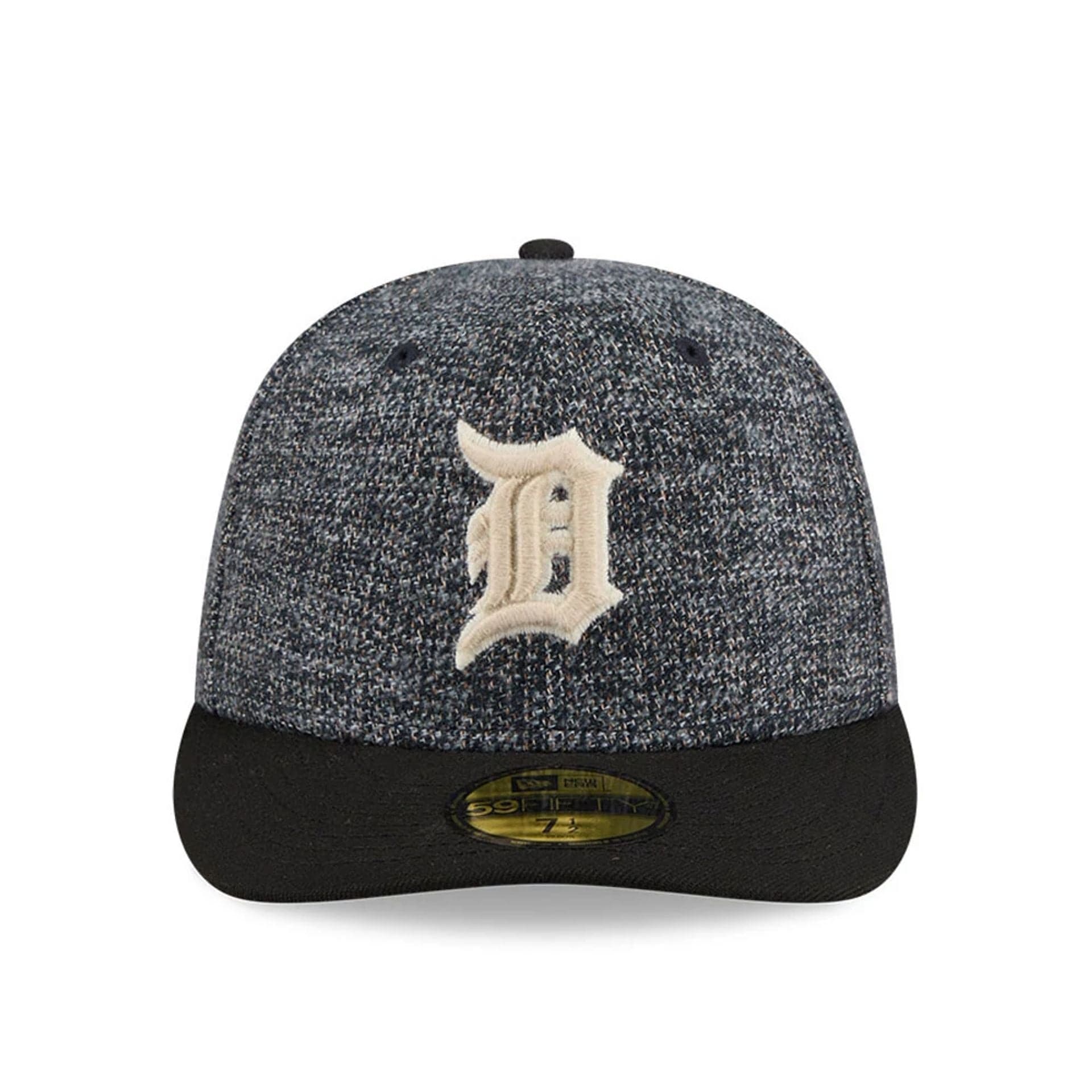 Pictured is this MLB Tweedy Cotton Detroit Tigers 59FIFTY Fitted cap in black. 3