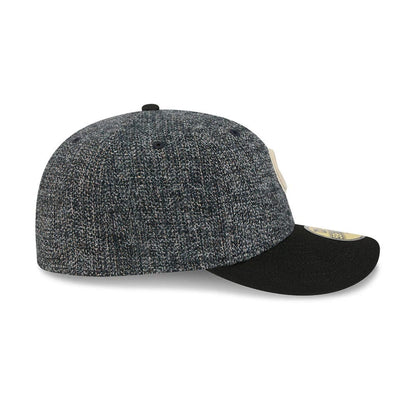Pictured is this MLB Tweedy Cotton Chicago Cubs 59FIFTY Fitted cap in black. 6