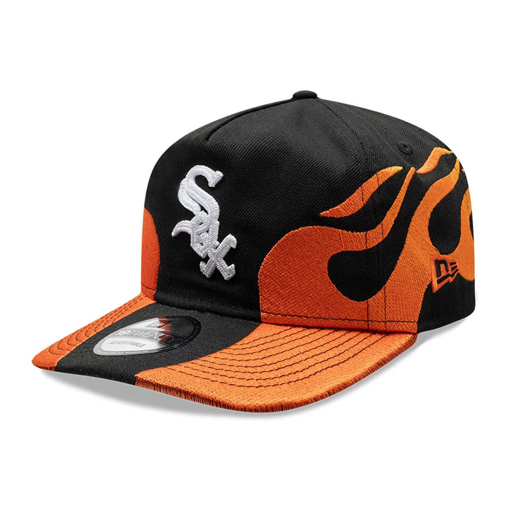 Pictured is this MLB Flame Chicago White Sox 19TWENTY cap in black. 1
