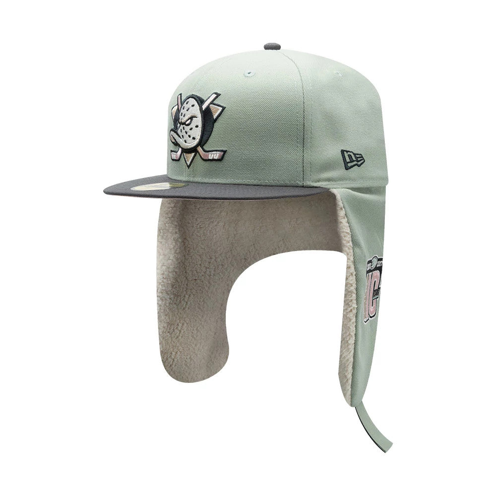 NHL Patch Anaheim Ducks Pastel Green Dogear 59FIFTY Fitted Cap