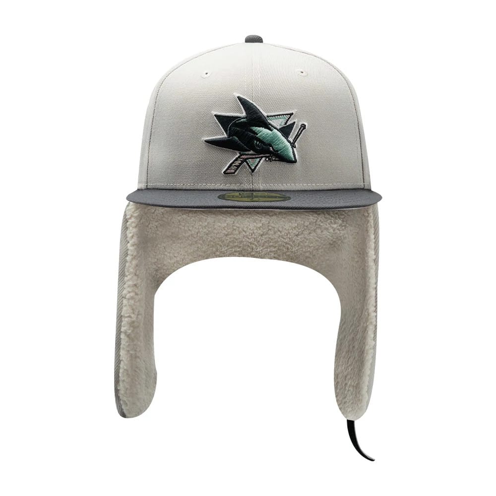 NHL Patch San Jose Sharks Light Beige Dogear 59FIFTY Fitted Cap