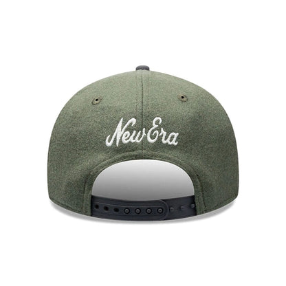 Pictured is this New Era Melton Wool Retro Crown 9FIFTY cap in dark grey. 4