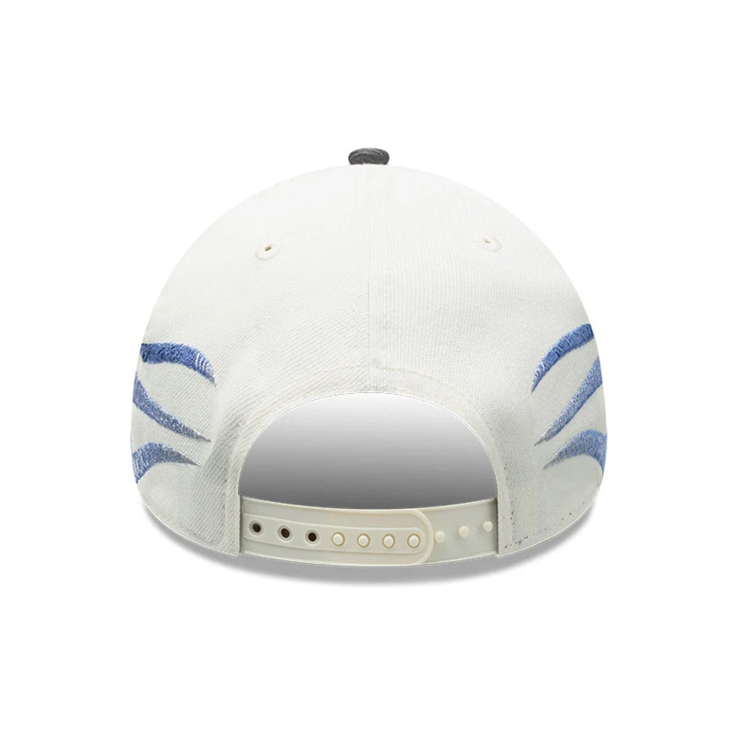 Pictured is this MLB Flame LA Dodgers 9FORTY A-Frame cap in Cream. 5
