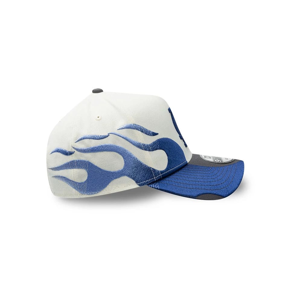 MLB Flame LA Dodgers Cream 9FORTY A-Frame Cap | NEC EU