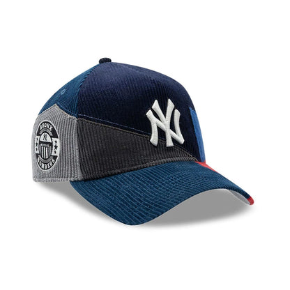 Pictured is this MLB Patchwork New York Yankees 9FORTY A-Frame cap in navy. 1
