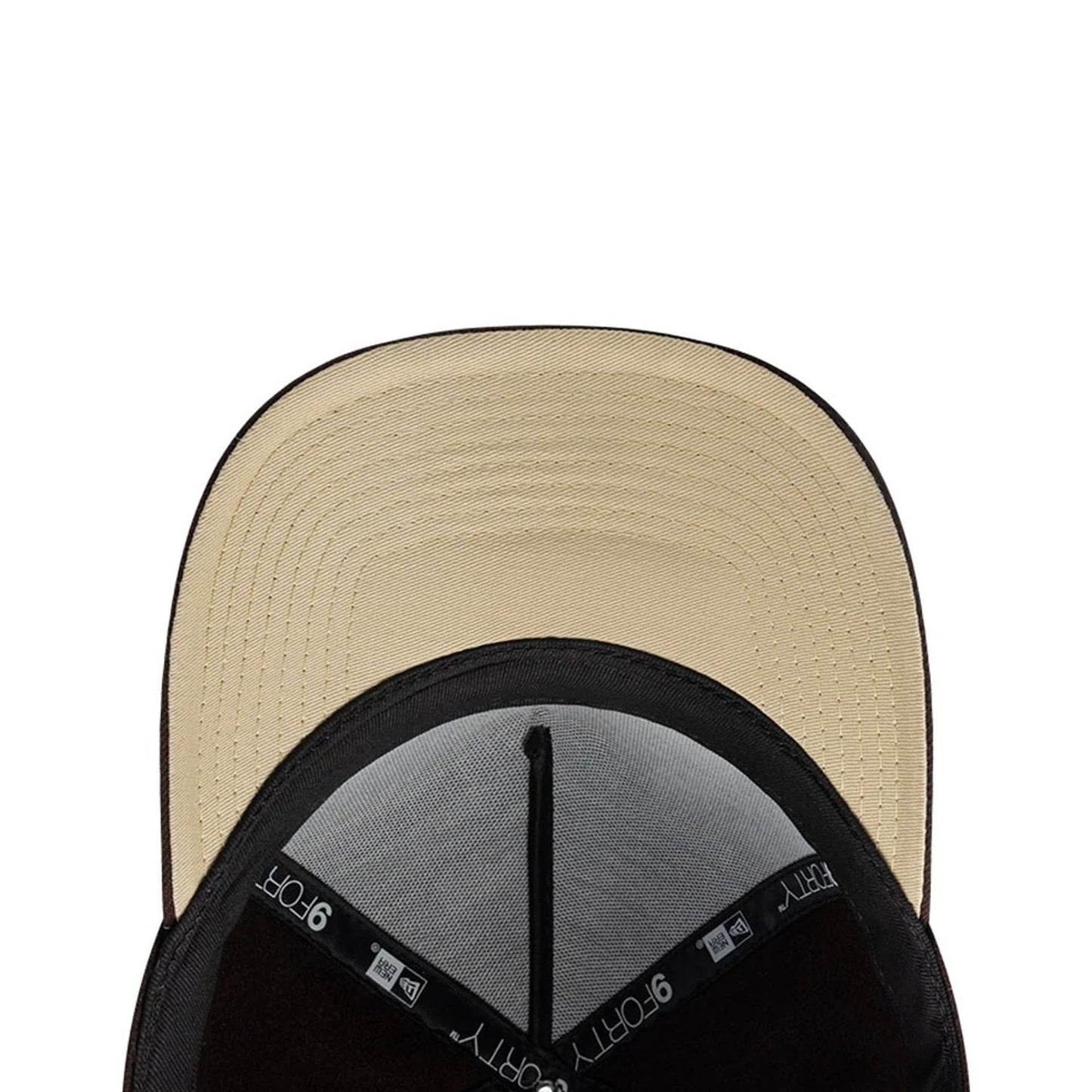 Pictured is this New Era Melton Wool 9FORTY A-Frame cap in Black. 2
