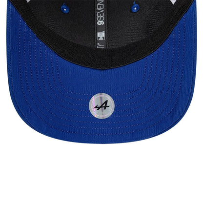 Pictured is this Alpine Racing World Endurance Championship 2025 9SEVENTY Stretch Snap adjustable cap in blue. 7