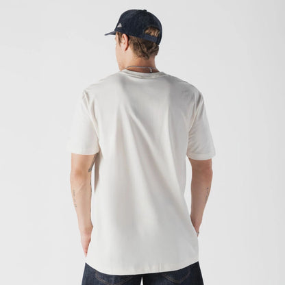 The model is wearing this MLB X Looney Tunes LA Dodgers T-Shirt in Cream. 2