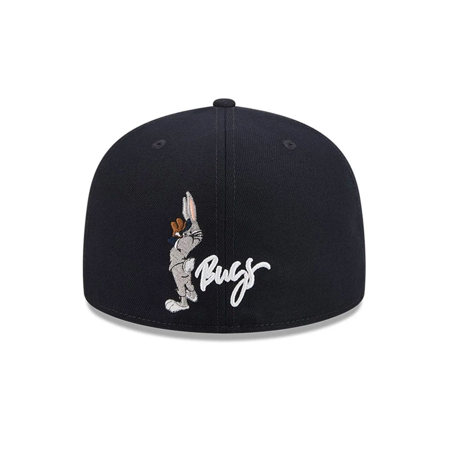 Pictured is this MLB X Looney Tunes Bugs Bunny Detroit Tigers 59FIFTY Fitted cap in navy. 3
