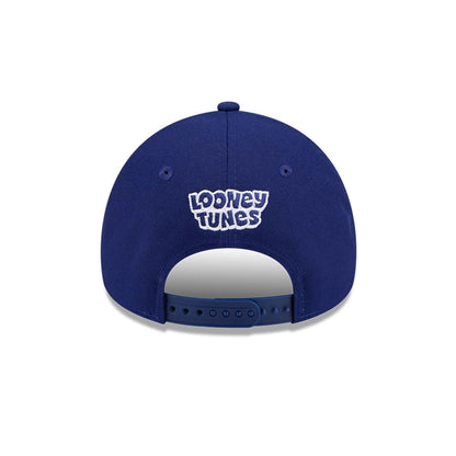 Pictured is this MLB X Looney Tunes LA Dodgers 9FORTY A-Frame Adjustable cap in dark blue. 5
