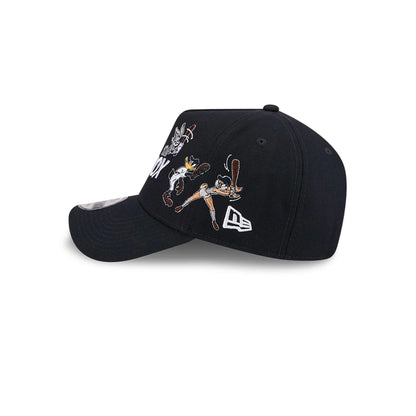 Pictured is this MLB X Looney Tunes Boston Red Sox 9FORTY A-Frame Adjustable cap in navy. 7