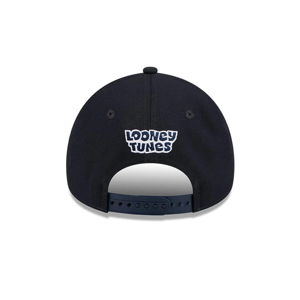 Pictured is this MLB X Looney Tunes Boston Red Sox 9FORTY A-Frame Adjustable cap in navy. 5