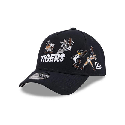 Pictured is this MLB X Looney Tunes Detroit Tigers 9FORTY A-Frame Adjustable cap in navy. 1