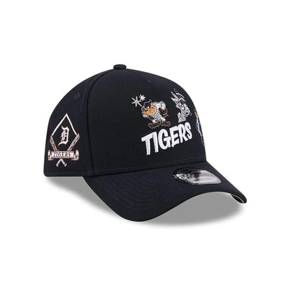 Pictured is this MLB X Looney Tunes Detroit Tigers 9FORTY A-Frame Adjustable cap in navy. 4